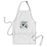 funny sexy zombie lady peep vector cartoon aprons