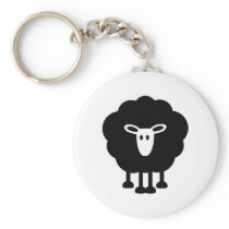 Funny sheep key chains
