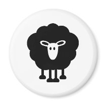 Funny sheep fridge magnets