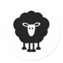 Funny sheep stickers