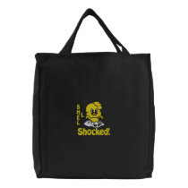 Funny Shell Shocked Bird Embroidered Bag