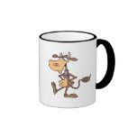 funny silly standing cartoon cow mug