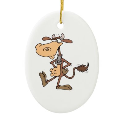 Standing Cartoon Cow