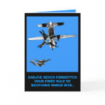 Funny skydiving birthday cards
