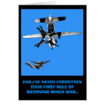 Funny skydiving card