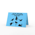 Funny,slightly rude Father's Day cards