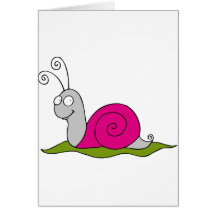 funny snail cards