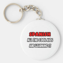 Funny Spanish Teacher Shirts and Gifts Key Chain