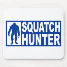 Funny SQUATCH HUNTER Gear  Finding Bigfoot Edition Mousemat