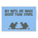 Funny squirrel cards