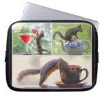 Funny Squirrel Picture Collage Laptop Computer Sleeve