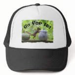 Funny Squirrel Picture ~ Go For It! hats