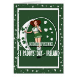 Funny St Paddys day irish shamrocks cards