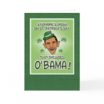 Funny St. Patrick's Day card: O'Bama