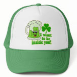 Funny St Patricks Day Green Beer hats