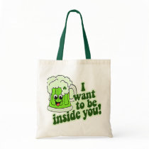 Funny St Patricks Day Irish Tote Bags