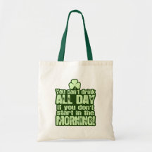Funny St Patrick's Day Irish Canvas Bag