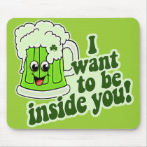 Funny St Patricks Day Irish Mousemat