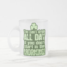 Funny St Patrick's Day Irish Mugs