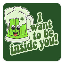 Funny St Patricks Day Irish Stickers