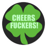 Funny St Patricks Day Irish stickers