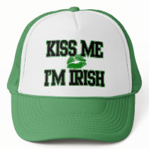 Funny St. Patricks Day, Kiss Me I'm Irish Hat