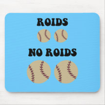 Funny steroids baseball mouse mats