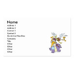 funny stork delivering baby hippo business cards
