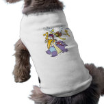 funny stork delivering baby hippo pet tee shirt