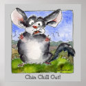 Funny Stress Cartoon Poster Print