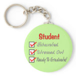 Funny Student Gifts "Ready To Graduate!" keychains