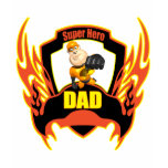Funny Super Hero Dad Fathers Day Gifts t-shirts