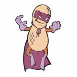 funny super hero villian peanut character photo sculptures