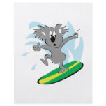 funny surfing koala bear flyers