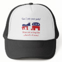 Funny switch political parties hats