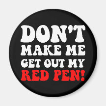 Funny teacher magnets