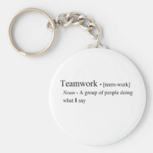 Funny Teamwork Products Key Chains