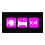 Funny texting photo cards