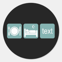 Funny texting sticker