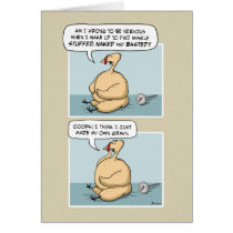 Funny Thanksgiving card: Turkey and Gravy