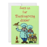 Funny Thanksgiving invitation card