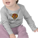 Funny Thanksgiving Turkey Baby Long Sleeve T-shirt
