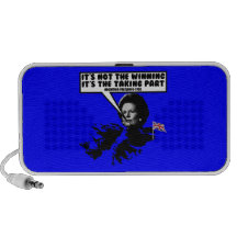 Funny Thatcher Falklands Mini Speaker
