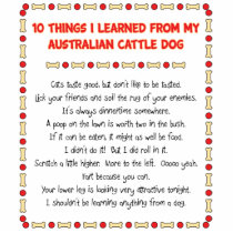 Funny Things I Learned From Australian Cattle Dog Cut Out