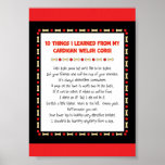 Funny Things I Learned From Cardigan Welsh Corgi posters