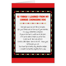 Funny Things I Learned From Chinese Chongqing Dog Greeting Cards