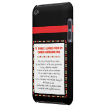 Funny Things I Learned From Chinese Chongqing Dog iPod Case-Mate Cases