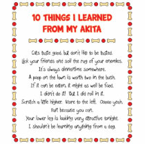 Funny Things I Learned From My Akita Photo Cut Outs