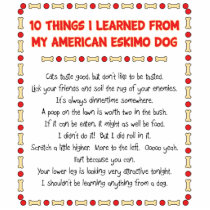 Funny Things I Learned From My American Eskimo Dog Photo Cut Out