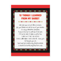 Funny Things I Learned From My Barbet Postcards